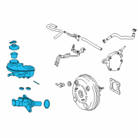 OEM 2017 Toyota Corolla Master Cylinder Diagram - 47201-02660