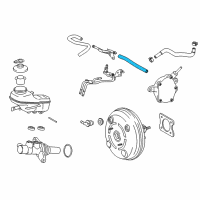 OEM 2014 Toyota Corolla Vacuum Hose Diagram - 44773-02050