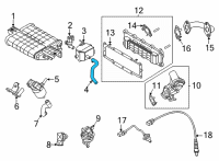 OEM 2022 Hyundai Elantra HOSE-VENT Diagram - 31071-AA500