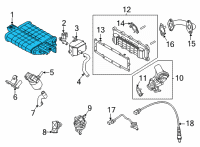 OEM 2021 Hyundai Elantra CANISTER Assembly Diagram - 31420-AA500
