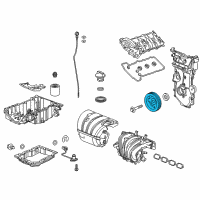 OEM 2018 Buick LaCrosse Vibration Damper Diagram - 12675411