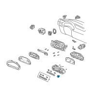 OEM 2006 Honda Insight Knob (Temp) Diagram - 79602-S3Y-A01