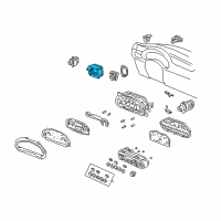 OEM 2004 Honda Insight Switch Assembly, Power Window Master Diagram - 35750-S3Y-A02