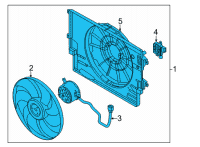 OEM Kia Seltos Blower Assembly Diagram - 25380Q5000