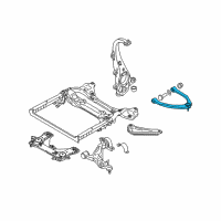 OEM 2006 Infiniti M45 Front Left Upper Suspension Link Complete Diagram - 54525-EG000