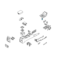 OEM Hyundai Veracruz Switch Assembly-Seat Heater, RH Diagram - 93320-3J000