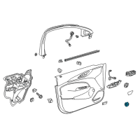 OEM 2020 Cadillac XT4 Lift Gate Switch Diagram - 84389158