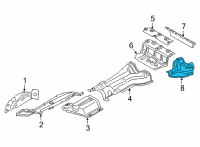 OEM 2021 BMW M340i HEAT INSULATION, REAR SILENC Diagram - 51-48-7-341-010