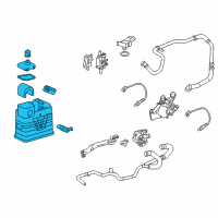 OEM Buick Regal Vapor Canister Diagram - 84835159