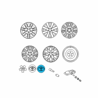 OEM Toyota Solara Center Cap Diagram - 42603-AC060