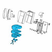 OEM 2015 Buick Encore Seat Cushion Pad Diagram - 95910732