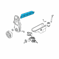 OEM 1990 Chevrolet R2500 Suburban Cover-Valve Rocker Arm (LH) Diagram - 12564564