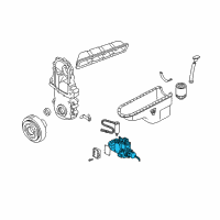 OEM 2001 GMC Savana 1500 Injector Pump Diagram - 19209059