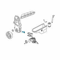 OEM GMC K2500 Sensor, Crankshaft Position Diagram - 12557046