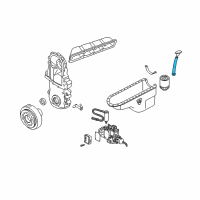 OEM Chevrolet Express 3500 Tube Asm-Oil Level Indicator Extension Diagram - 12562023