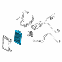 OEM 2017 BMW M2 External Engine Oil Cooler Diagram - 17-21-7-853-240
