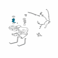 OEM Mercury Montego Fuel Pump Diagram - 6G1Z-9H307-A