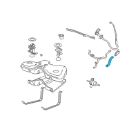 OEM 2006 Mercury Montego Filler Hose Diagram - 5G1Z-9047-AA