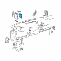 OEM 2020 Lexus ES350 Multiplex Computer Assembly Diagram - 89220-06760