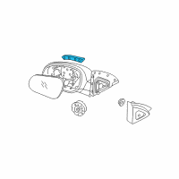 OEM Hyundai Elantra Lamp Assembly-Outside Mirror, LH Diagram - 87613-2L600