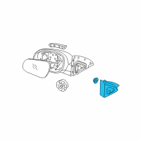 OEM 2010 Hyundai Elantra Cover Assembly-Front Door Quadrant Inner Diagram - 87650-2L020