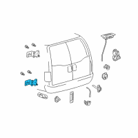 OEM 2001 Ford Excursion Upper Hinge Diagram - YC3Z-78420A69-BA