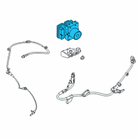 OEM Hyundai Palisade Brake Hydraulic Unit Assembly Diagram - 58910-S8350