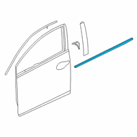 OEM 2019 Honda Insight MLDG, FR. R DOOR Diagram - 72410-TXM-A01