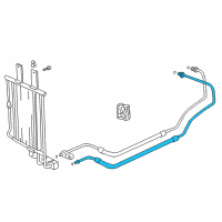 OEM BMW Oil Cooling Pipe Outlet Diagram - 17-22-1-439-748