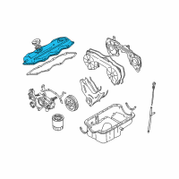OEM 1996 Nissan Pathfinder Valve Cover Diagram - 13264-0W001