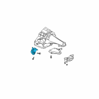 OEM Dodge Ram 1500 Bracket-Engine Mount Diagram - 52020606AB