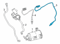 OEM 2021 BMW X3 LAMBDA MONITOR SENSOR Diagram - 11-78-8-058-648