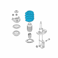 OEM 2017 Kia Niro Spring-Front Diagram - 54630G2050