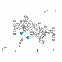 OEM Kia Telluride Insulator Diagram - 21762S1100