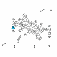 OEM Kia Telluride BUSHING-CROSSMEMBER Diagram - 55417S1000