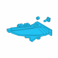 OEM 2018 Hyundai Tucson Front Lamp Right Daytime Running Fog Light Diagram - 92201-D3100