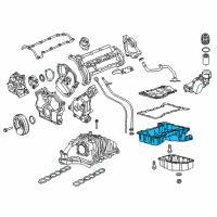 OEM 2017 Jeep Grand Cherokee Pan-Engine Oil Diagram - 68229372AA