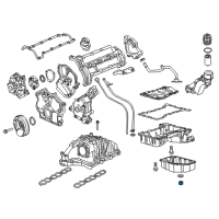 OEM 2014 Jeep Grand Cherokee Oil Drain Plug Diagram - 68211183AA