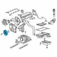 OEM Jeep Grand Cherokee DAMPER-CRANKSHAFT Diagram - 68147497AA