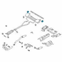 OEM 2019 Lincoln Continental Rear Hanger Diagram - GD9Z-5F262-A
