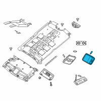 OEM 2017 Nissan NV3500 Lamp Assembly-Room Diagram - 26410-1PA0B