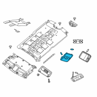 OEM 2015 Nissan NV1500 Lamp Assembly Map Diagram - 26430-1PB0A