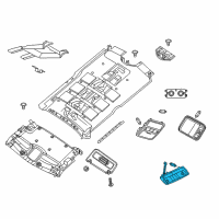 OEM 2020 Nissan NV2500 Lamp Assy-Personal Diagram - 26460-1PA1A