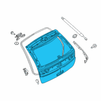 OEM Ford Lift Gate Diagram - DT4Z-7840010-A