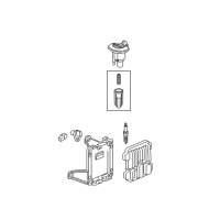 OEM 2004 Chevrolet Trailblazer Ignition Coil Spring Diagram - 88894174