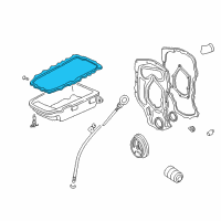 OEM Oldsmobile Alero Oil Pan Gasket Diagram - 24574406