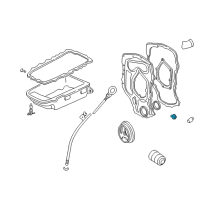 OEM 1996 Pontiac Sunfire Knock Sensor Diagram - 10456209