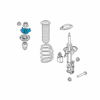 OEM 2015 Ford Fiesta Strut Mount Diagram - C1BZ-3A197-DA