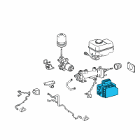 OEM Toyota Land Cruiser ABS Regulator Diagram - 47217-60390