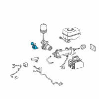 OEM 2010 Lexus LX570 Tube, Brake Actuator, NO.1 Diagram - 44551-60050